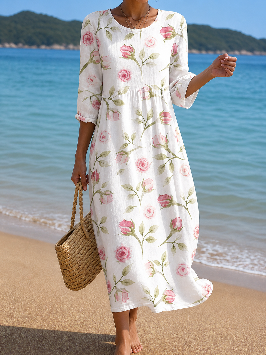 Robe à imprimé floral