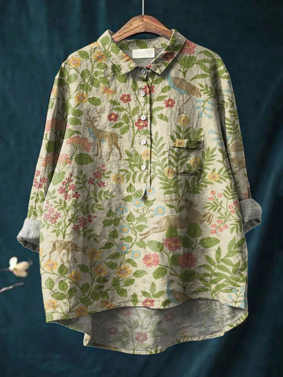 T-shirt Géorgie — Floral Léger Estival