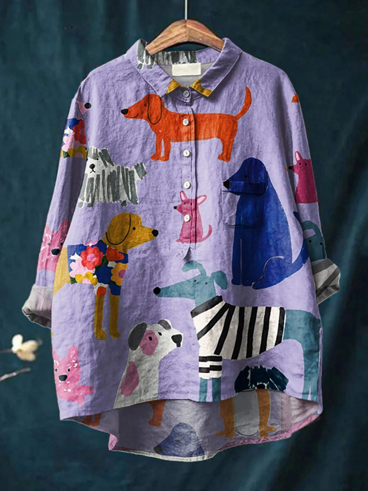 T-shirt Hannah — Léger Imprimé Multicolore