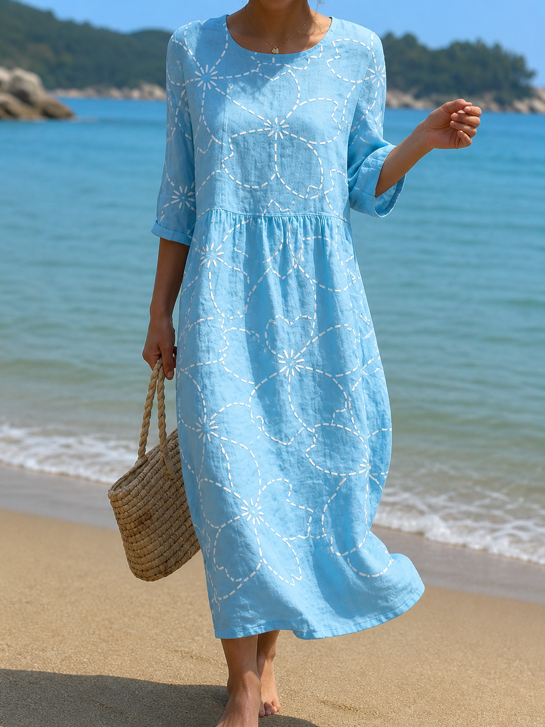 Robe à imprimé floral