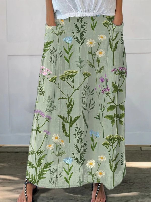 Florabel | Spring Field Pocket Skirt