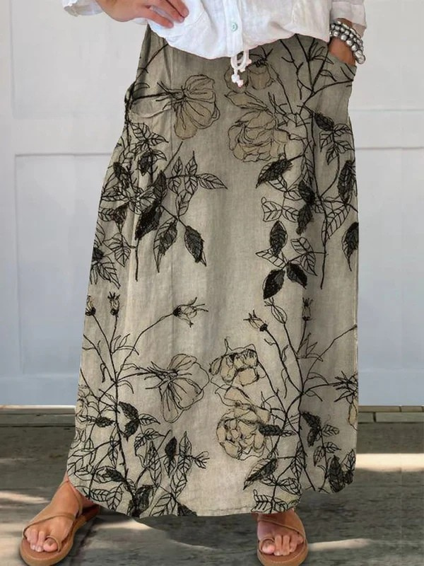 Augustine | Floral Pocket Skirt