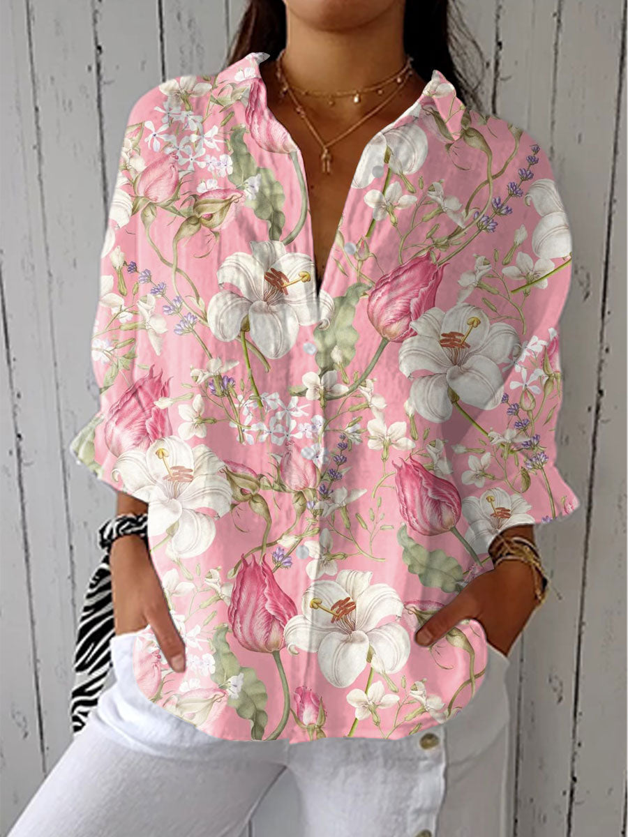 Blouse Capucine — Fleurie Romantique Multicolore