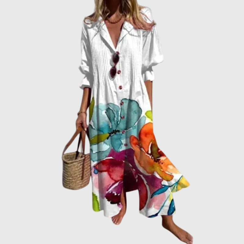 Zariah | Élégante robe longue bohème