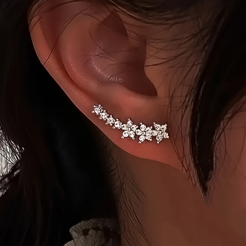 Boucles d'Oreilles Florales — Intemporelles Dorées