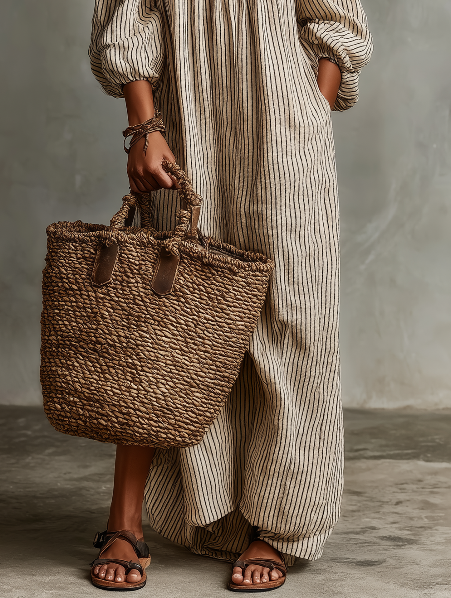 Carmen | Robe Longue Coton Lin Épaules Nues