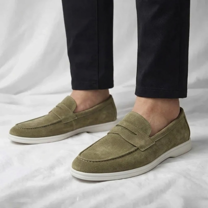 Mocassins Penny en Daim Bancroft