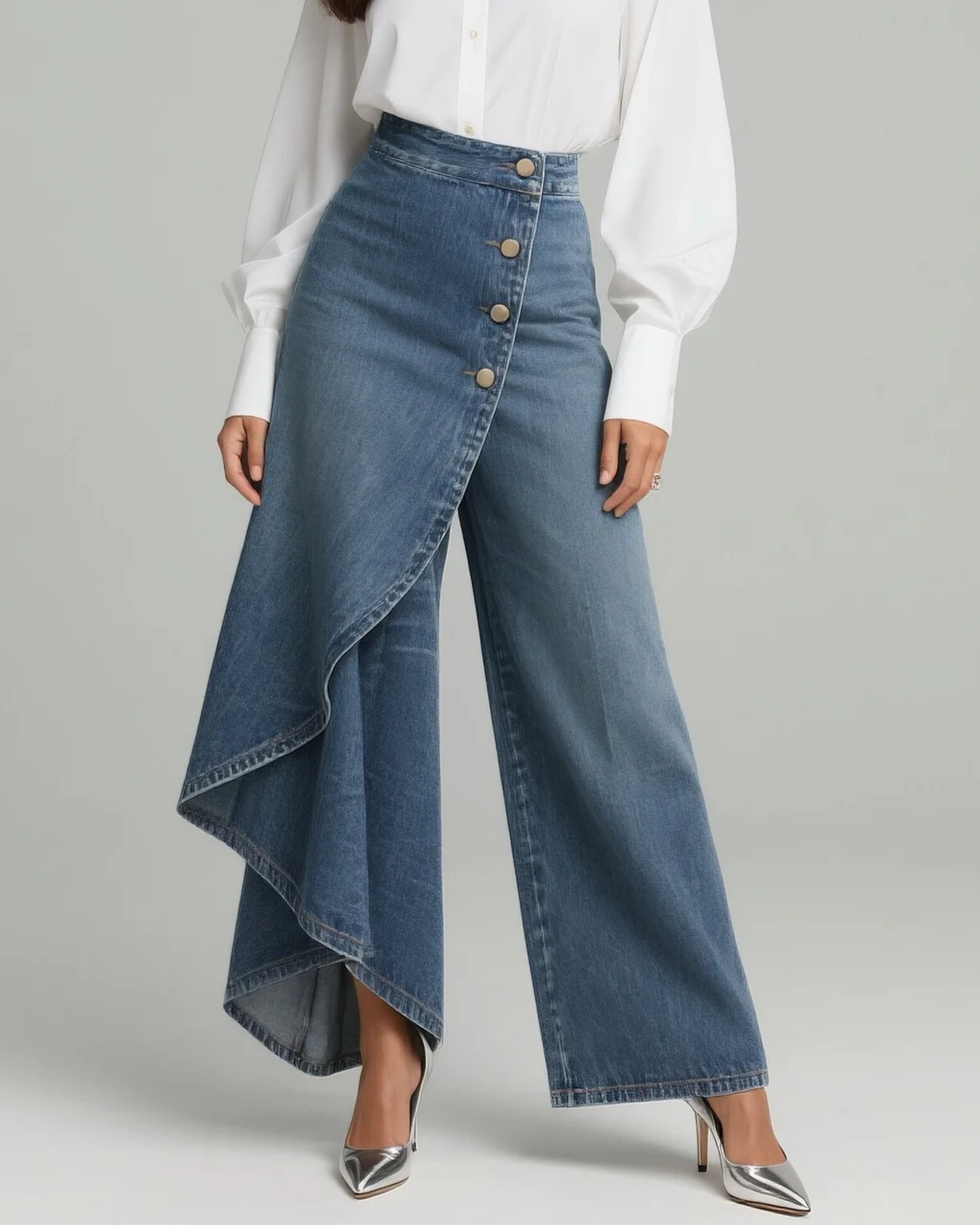 Audrey | Pantalons en Jean Style Enveloppant