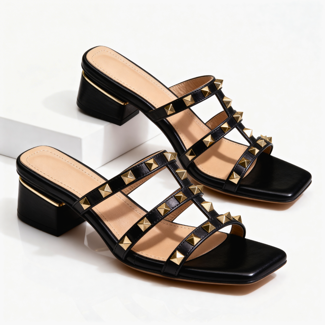 Sandales Odette Cloutées