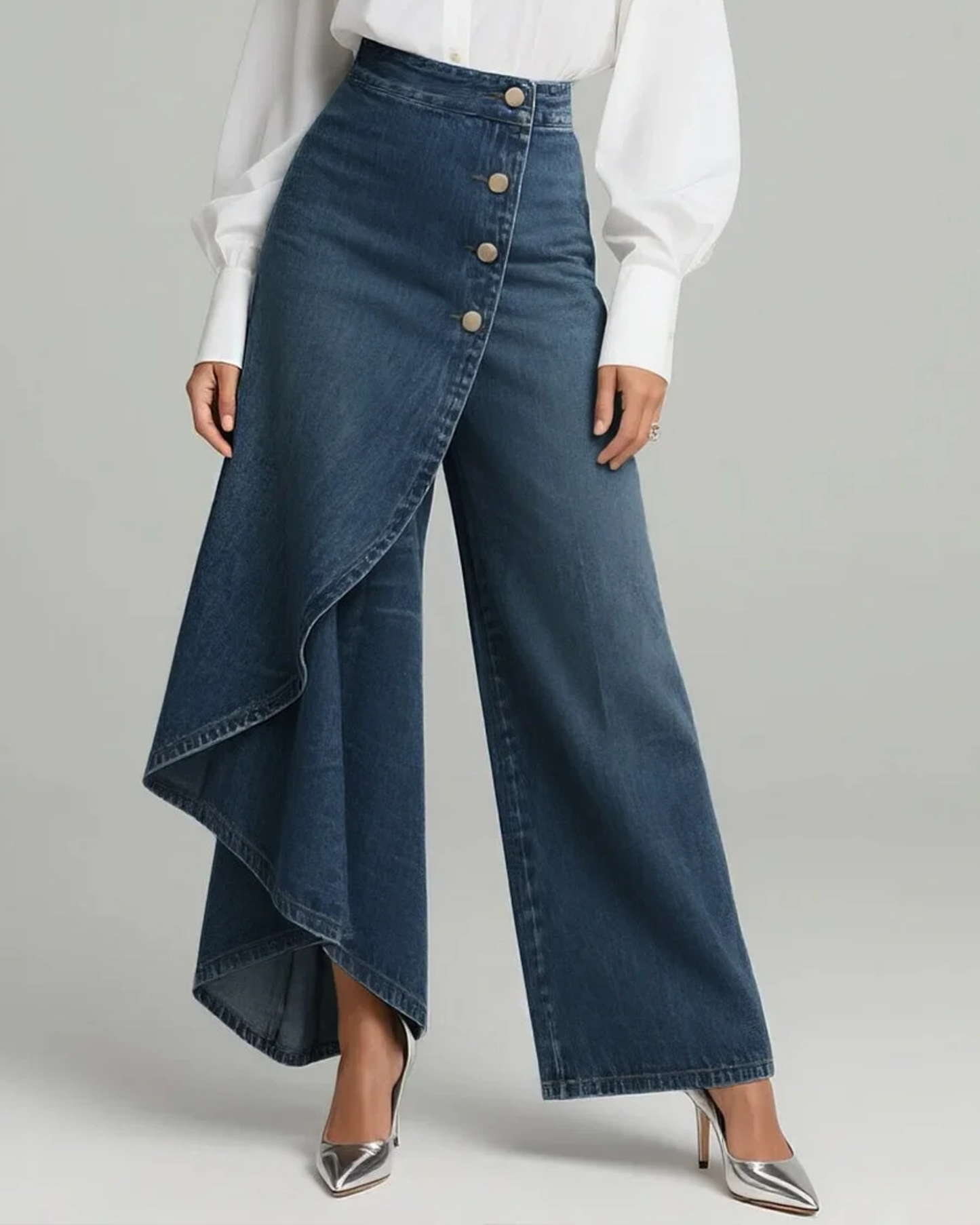 Audrey | Pantalons en Jean Style Enveloppant