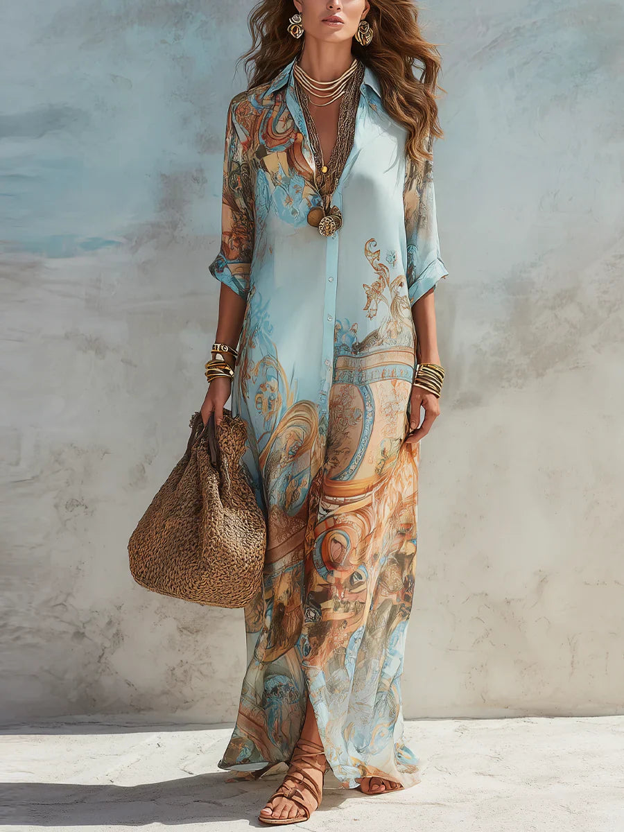 Robe Mara Élégance Fluide