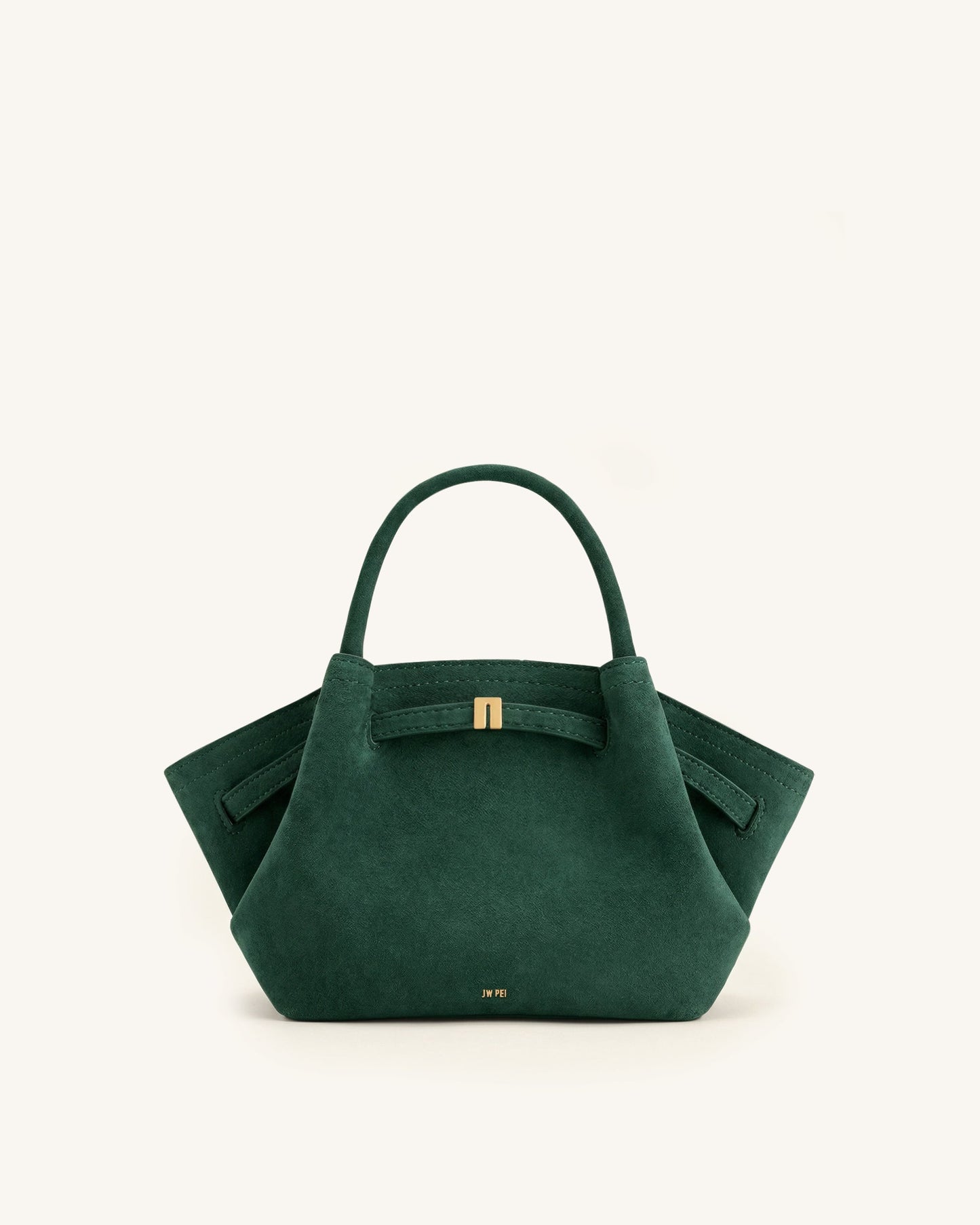 Mini sac cabas en similicuir Hana - Vert forêt