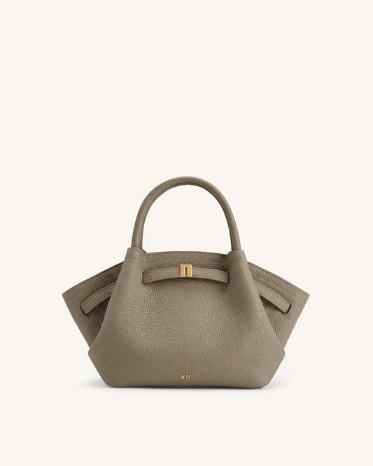 Mini sac cabas Hana - Gris boue