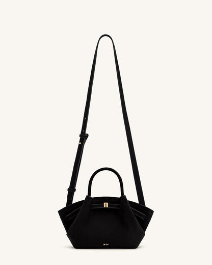 Sac fourre-tout mini Hana en faux suède - Noir