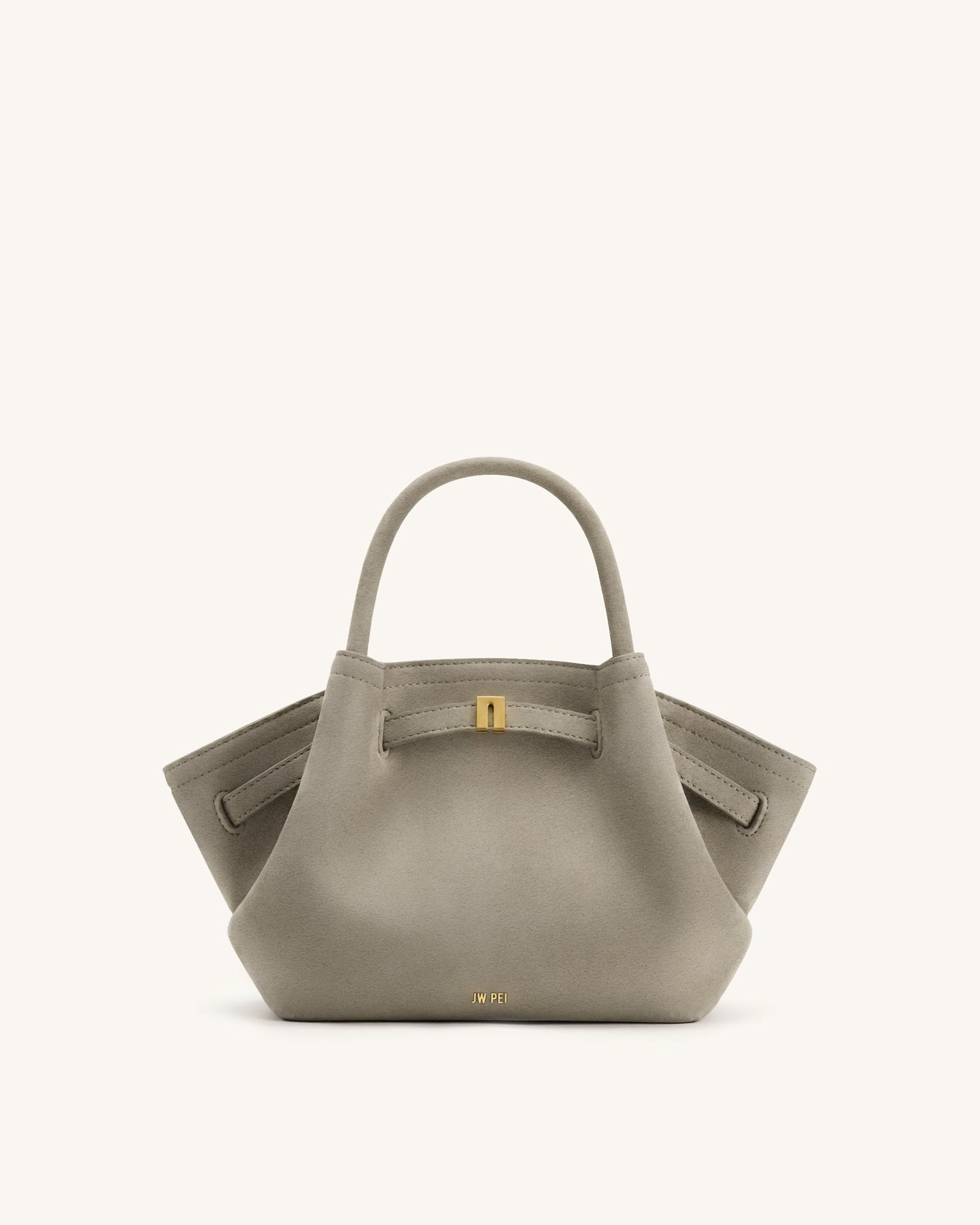 Mini sac cabas en similicuir Hana - Gris