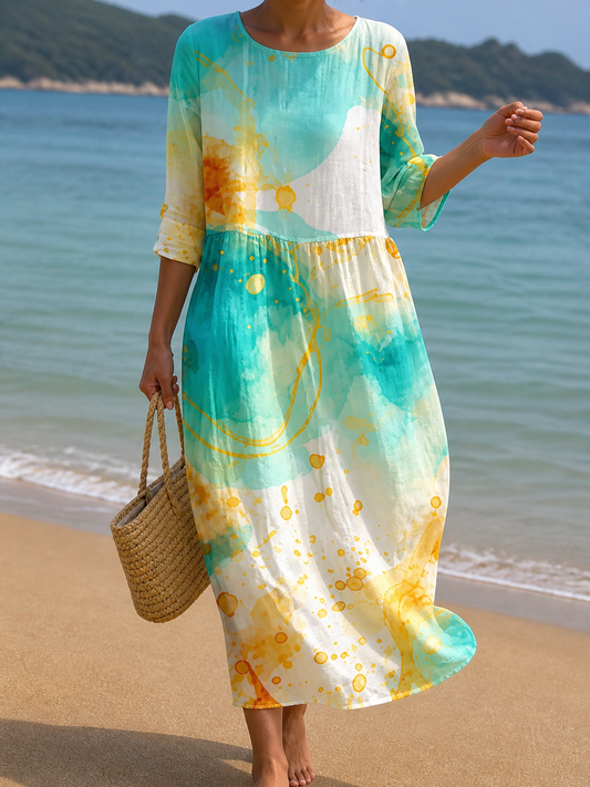 Robe à imprimé floral
