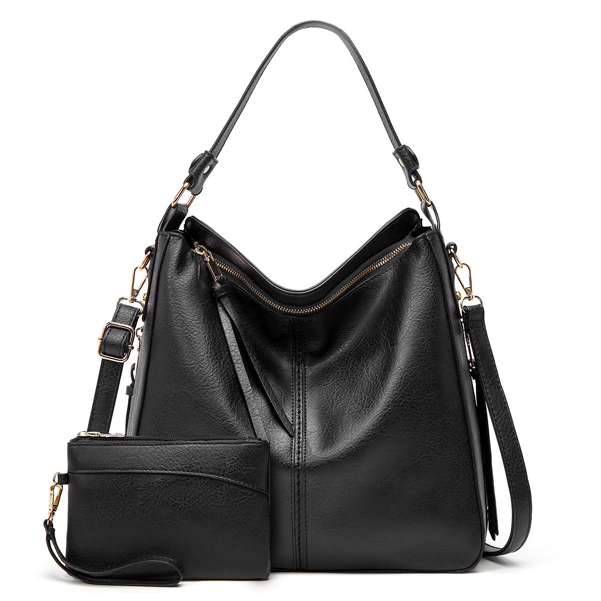 Sac Hobo en Cuir de Luxe avec Pochette Offerte