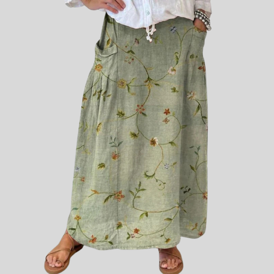 Eleanor | Floral Pocket Skirt