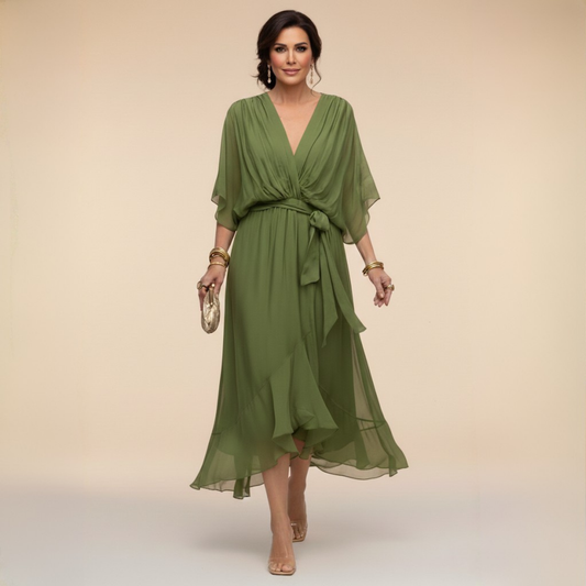 Robe Monica à Col V