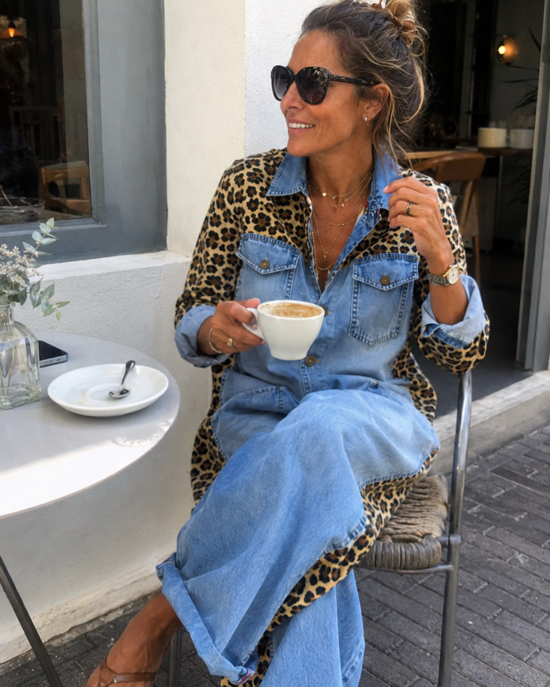 Amanda | Combinaison en Denim