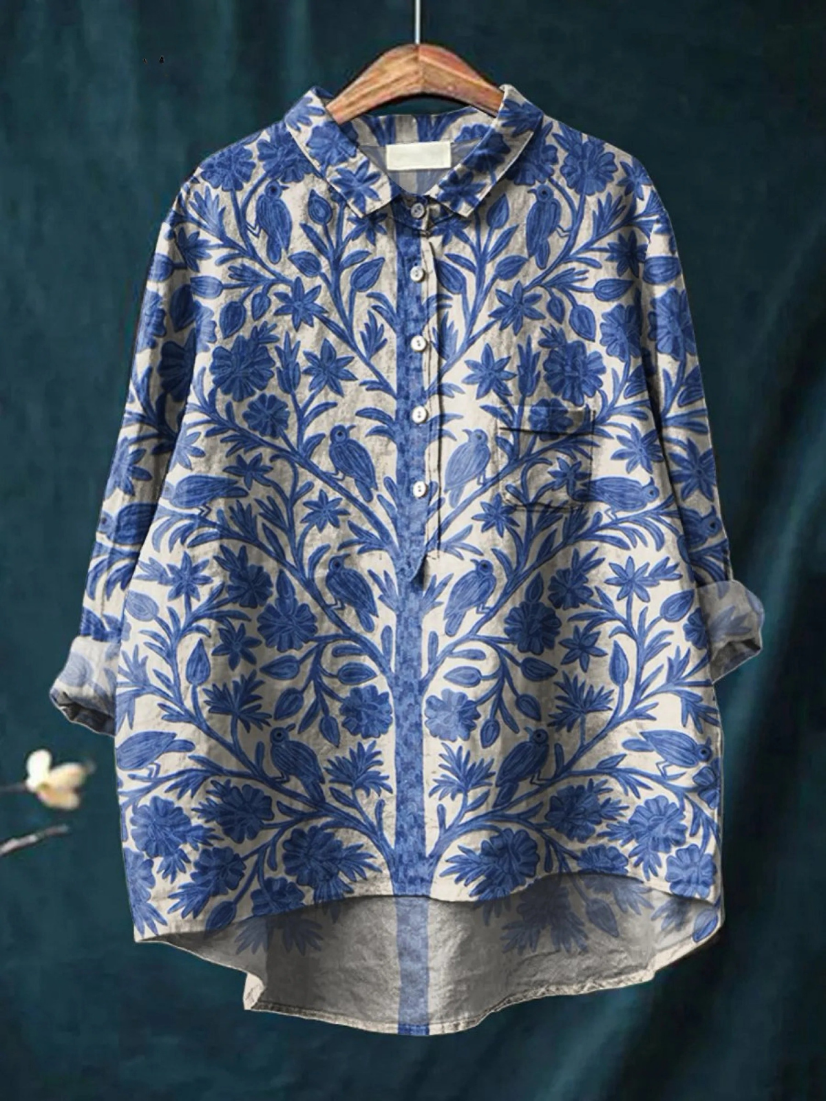 Blouse Rosie — Chemise Fleurie Légère Colorée