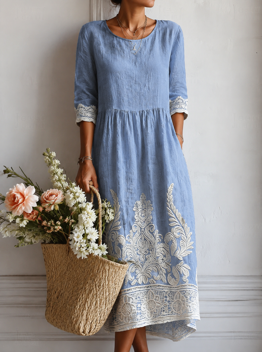 Amber | Elegant Floral Dress
