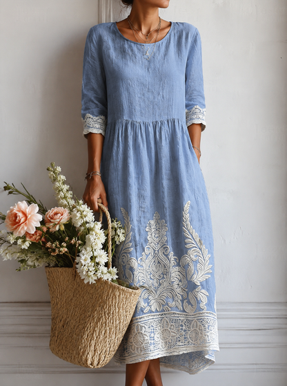 Amber | Elegant Floral Dress