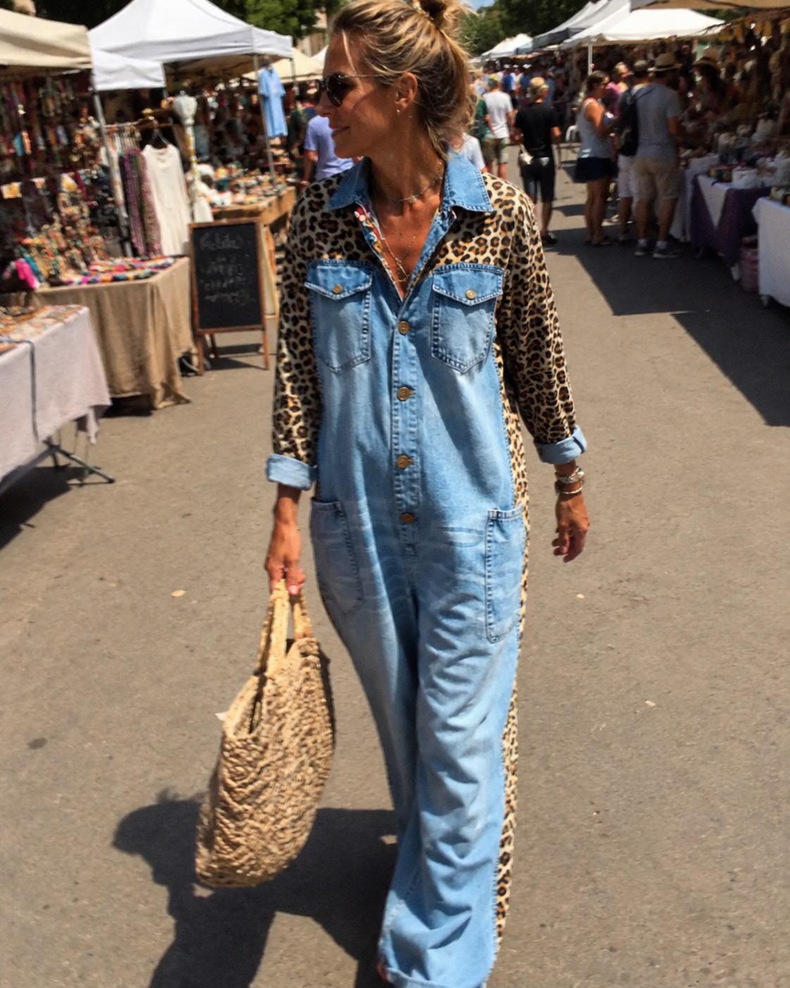Amanda | Combinaison en Denim