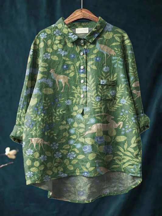 T-shirt Géorgie — Floral Léger Estival