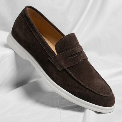 Mocassins Penny en Daim Bancroft