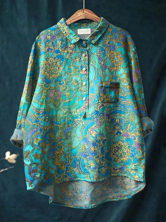 Blouse Katie — Chemise Légère Imprimée Polyvalente