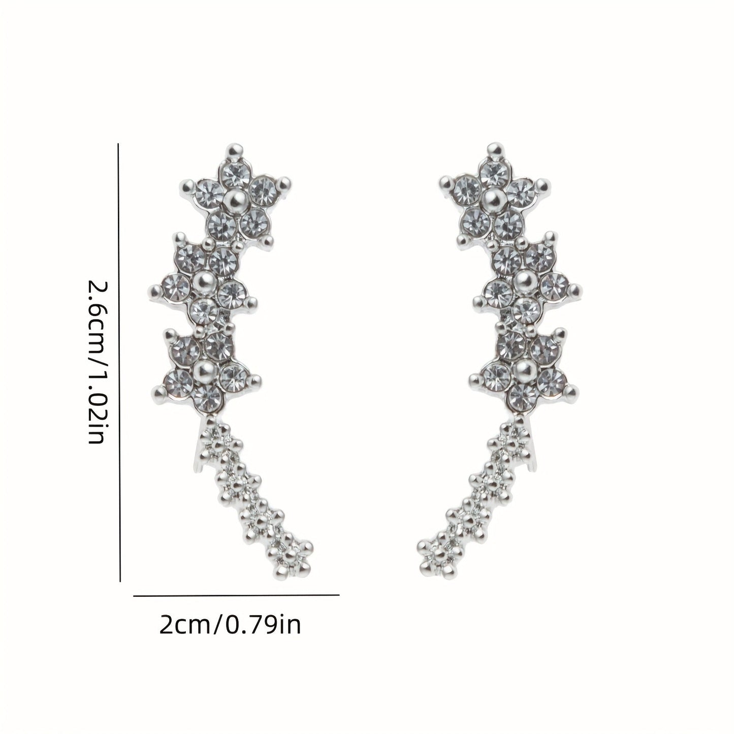 Boucles d'Oreilles Florales — Intemporelles Dorées