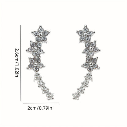 Boucles d'Oreilles Florales — Intemporelles Dorées