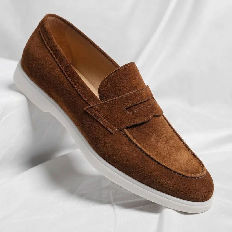 Mocassins Penny en Daim Bancroft