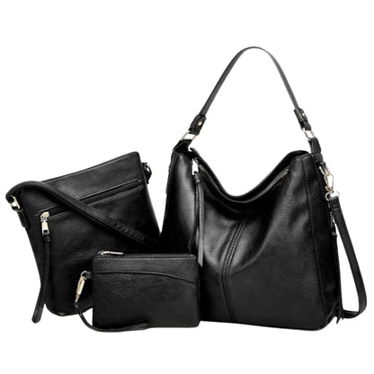 Ensemble Hobo 3 Pièces en Cuir Luxueux