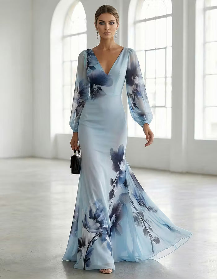 Robe Longue Florale Éthérée