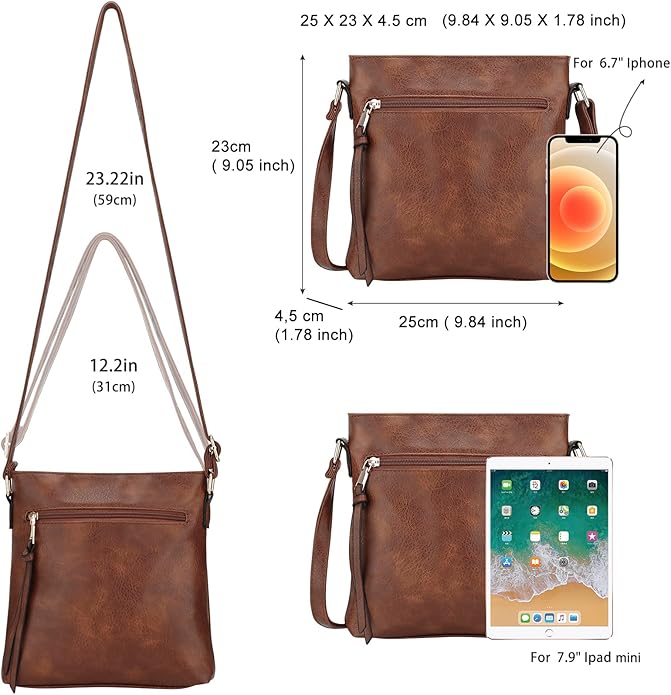 Ensemble Hobo 3 Pièces en Cuir Luxueux
