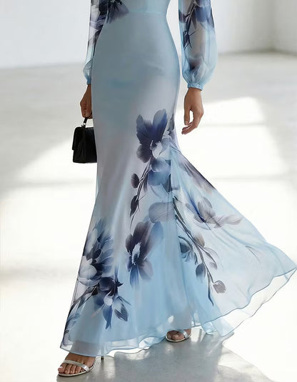 Robe Longue Florale Éthérée