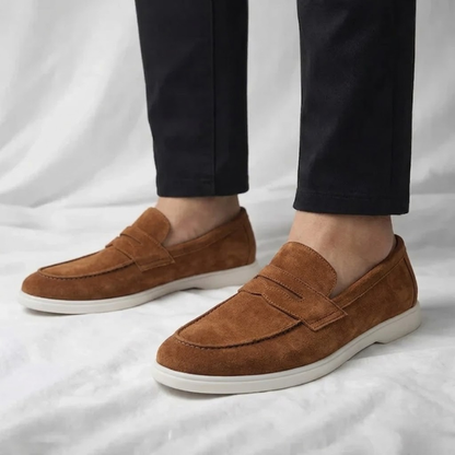 Mocassins Penny en Daim Bancroft