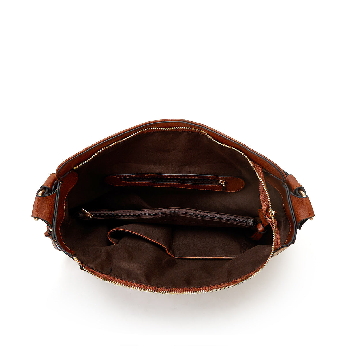Sac Hobo Antivol en Cuir Imprimé Luxe + Pochette Offerte