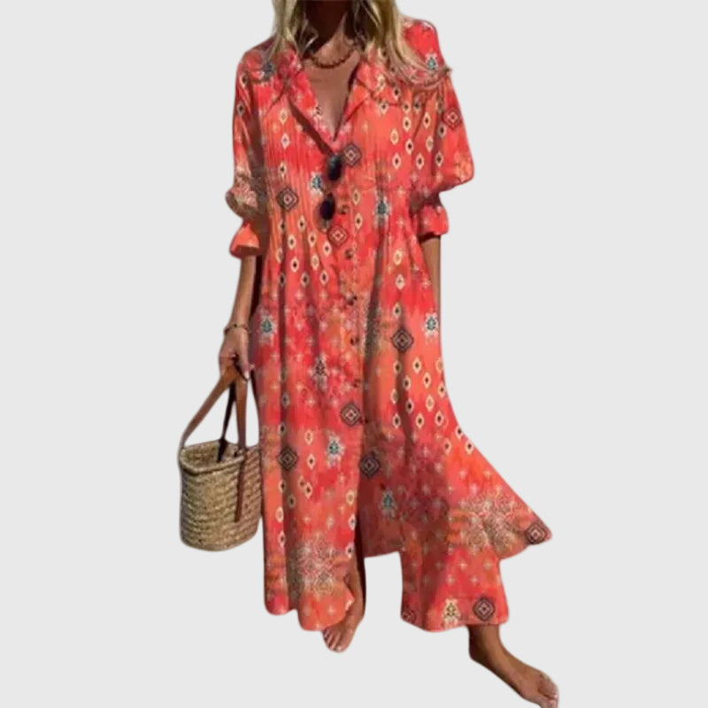 Zariah | Élégante robe longue bohème