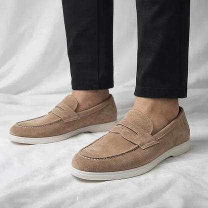 Mocassins Penny en Daim Bancroft