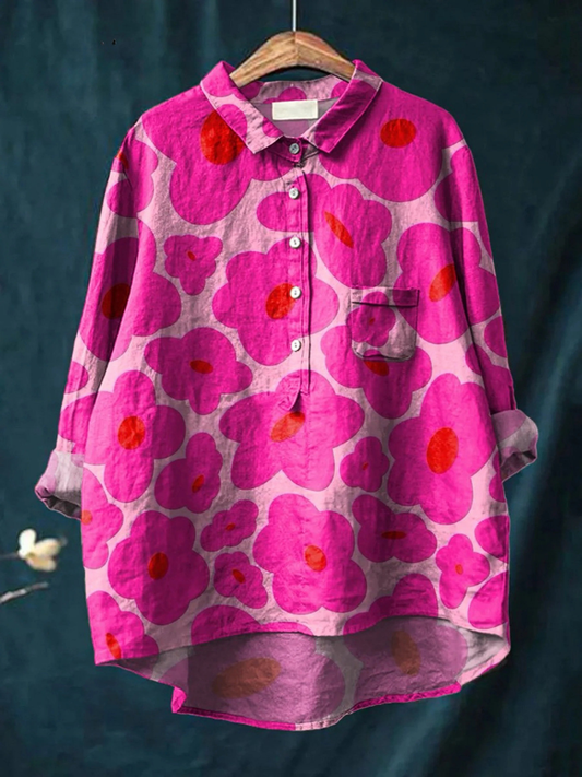 Blouse Mia — Chemise Florale Décontractée