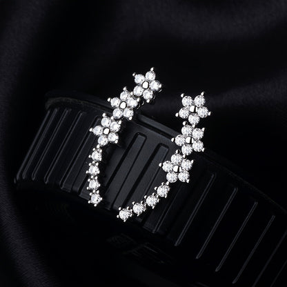Boucles d'Oreilles Florales — Intemporelles Dorées