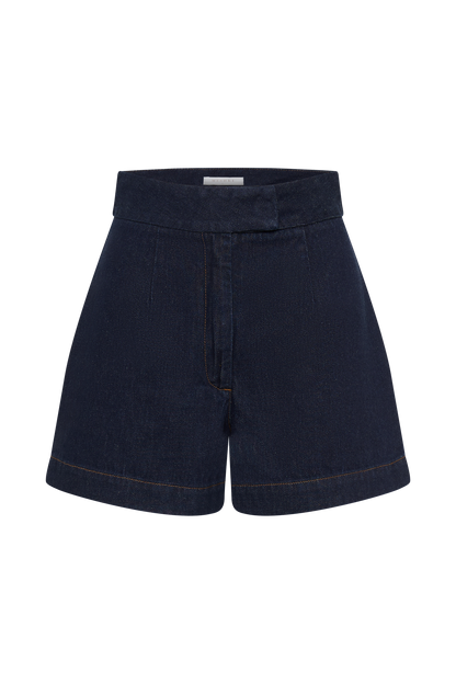 Abel Denim Shorts - Indigo Blue