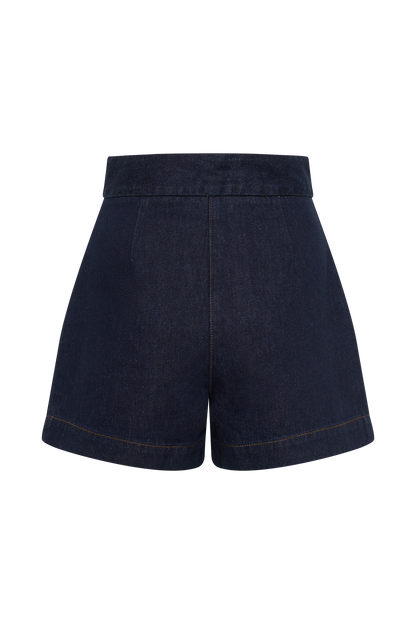 Abel Denim Shorts - Indigo Blue