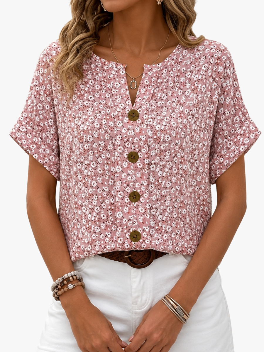 Blouse Florale Moreau Lyon — Chic et Féminine