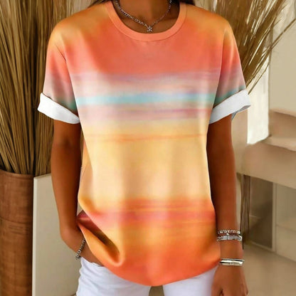 T-shirt Aurore — Dégradé Coucher de Soleil