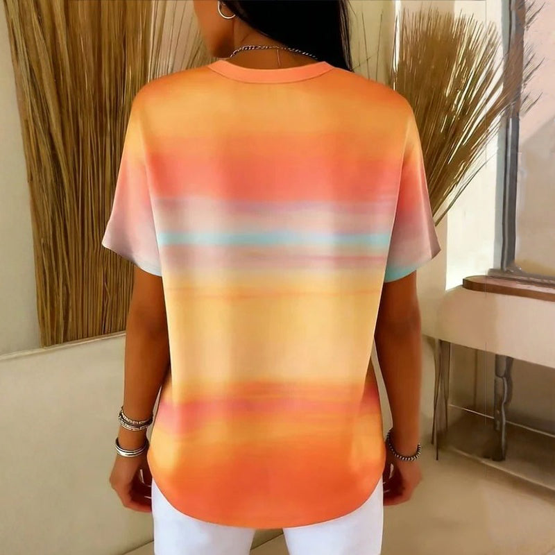 T-shirt Aurore — Dégradé Coucher de Soleil