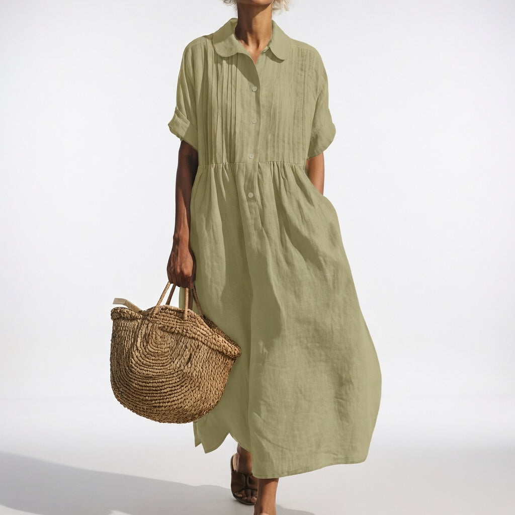 Lara™ — Robe chemise fluide